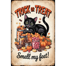 Load image into Gallery viewer, Diamond Painting - Full Round - Halloween Cat (30*45CM)
