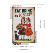 Load image into Gallery viewer, Diamond Painting - Full Round - Halloween Child (30*45CM)
