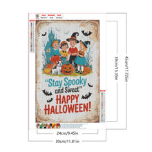 Load image into Gallery viewer, Diamond Painting - Full Round - Halloween Atmosphere (30*45CM)
