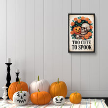 Load image into Gallery viewer, Diamond Painting - Full Round - Halloween Pumpkin And Skeleton (30*45CM)

