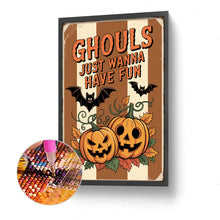 Load image into Gallery viewer, Diamond Painting - Full Round - Halloween Pumpkin (30*45CM)
