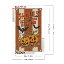 Load image into Gallery viewer, Diamond Painting - Full Round - Halloween Pumpkin (30*45CM)
