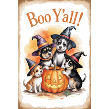 Load image into Gallery viewer, Diamond Painting - Full Round - Halloween Dog (30*45CM)
