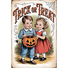 Load image into Gallery viewer, Diamond Painting - Full Round - Halloween Trick Or Treat (30*45CM)
