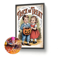 Load image into Gallery viewer, Diamond Painting - Full Round - Halloween Trick Or Treat (30*45CM)
