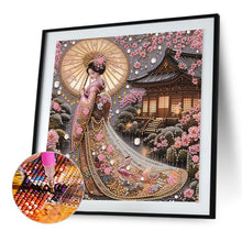 Load image into Gallery viewer, Diamond Painting - Partial Special Shaped - Japanese Girl (30*30CM)
