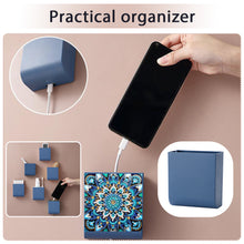 Load image into Gallery viewer, Mandala DIY Diamond Painting Kit Wall-Mounted Phone Charging Station Home Decor
