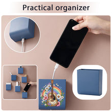 Load image into Gallery viewer, Guitar Rainbow DIY Diamond Painting Kit Wall-Mounted Phone Charging Station
