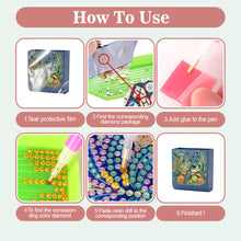 Load image into Gallery viewer, Water Turtle DIY Diamond Painting Kit Wall-Mounted Phone Charging Station Decor
