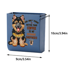 Load image into Gallery viewer, Dog DIY Diamond Painting Kit Wall-Mounted Phone Charging Station Home Decor
