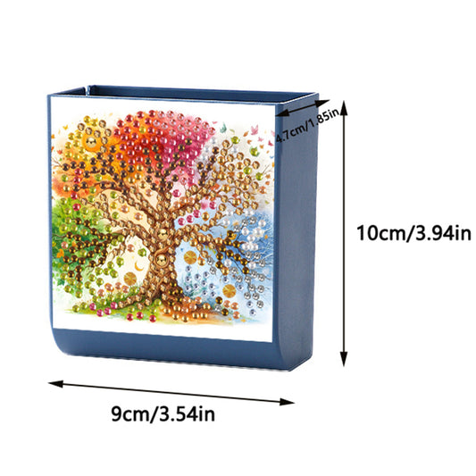 Tree DIY Diamond Painting Kit Wall-Mounted Phone Charging Station Home Decor