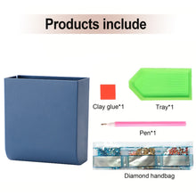 Load image into Gallery viewer, Cat Coffee DIY Diamond Painting Kit Wall-Mounted Phone Charging Station Decor
