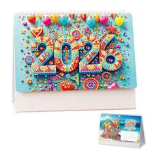 Load image into Gallery viewer, 2026 Calendar Diamond Painting Kit DIY Diamond Art Desk Calendar for Home Office
