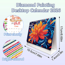 Load image into Gallery viewer, 2026 Calendar Diamond Painting Kit DIY Diamond Art Desk Calendar for Home Office
