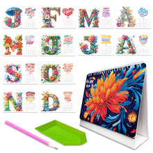 Load image into Gallery viewer, 2026 Calendar Diamond Painting Kit DIY Diamond Art Desk Calendar for Home Office

