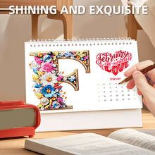 Load image into Gallery viewer, 2026 Calendar Diamond Painting Kit DIY Diamond Art Desk Calendar for Home Office

