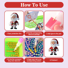 Load image into Gallery viewer, Xmas Acrylic Shaking Head 5D DIY Diamond Art Tabletop Decorations (Santa Claus) Christmas
