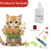 Load image into Gallery viewer, Xmas Acrylic Shaking Head 5D DIY Diamond Art Tabletop Decorations for Home (Cat)
