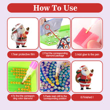 Load image into Gallery viewer, Xmas Acrylic Shaking Head 5D DIY Diamond Art Tabletop Decorations (Santa Claus) Christmas
