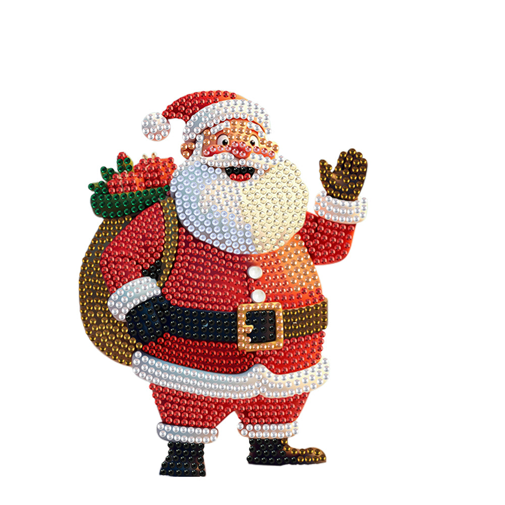 Xmas Acrylic Shaking Head 5D DIY Diamond Art Tabletop Decorations (Santa Claus) Christmas