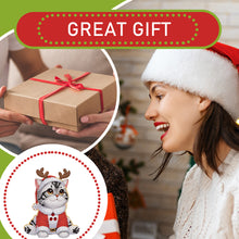 Load image into Gallery viewer, Xmas Acrylic Shaking Head 5D DIY Diamond Art Tabletop Decoration (Christmas Cat)
