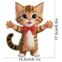 Load image into Gallery viewer, Xmas Acrylic Shaking Head 5D DIY Diamond Art Tabletop Decorations for Home (Cat)
