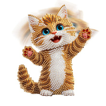 Load image into Gallery viewer, Xmas Acrylic Shaking Head 5D DIY Diamond Art Tabletop Decorations for Home (Cat)
