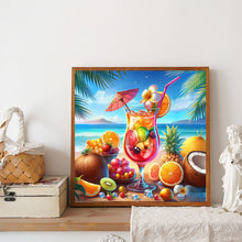 Load image into Gallery viewer, Diamond Painting - Full Round - Summer Beach Fruit Drink (30*30CM)
