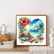 Load image into Gallery viewer, Diamond Painting - Full Round - Summer Beach (30*30CM)
