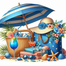 Load image into Gallery viewer, Diamond Painting - Full Round - Beach Bag (30*30CM)
