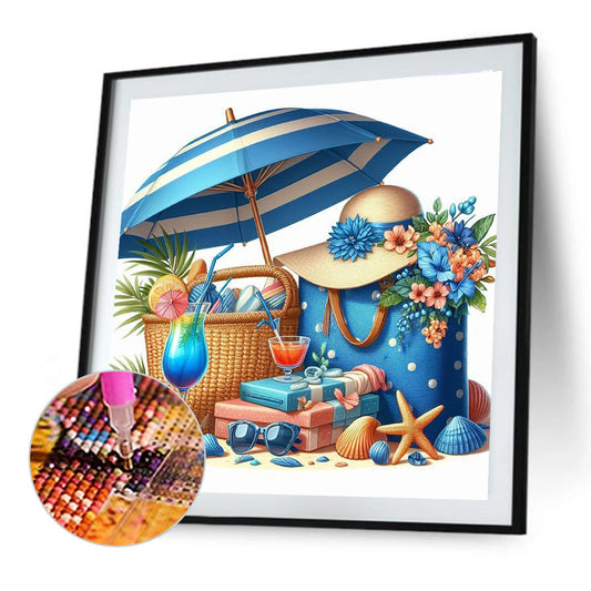 Diamond Painting - Full Round - Beach Bag (30*30CM)