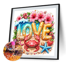 Load image into Gallery viewer, Diamond Painting - Full Round - Love The Beach (30*30CM)
