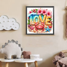 Load image into Gallery viewer, Diamond Painting - Full Round - Love The Beach (30*30CM)
