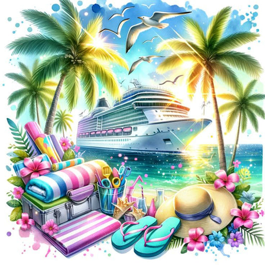 Diamond Painting - Full Round - Sea Cruise (30*30CM)
