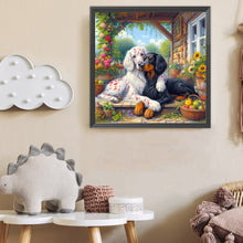 Load image into Gallery viewer, Diamond Painting - Full Round - Two Dogs (40*40CM)

