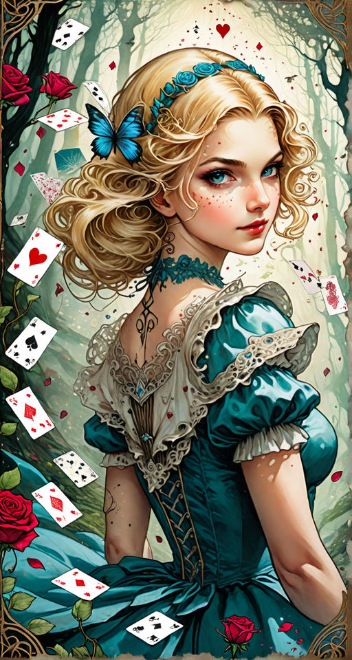 AB Diamond Painting - Full Round - Fantasy Disney Princess Girls (40*75CM)