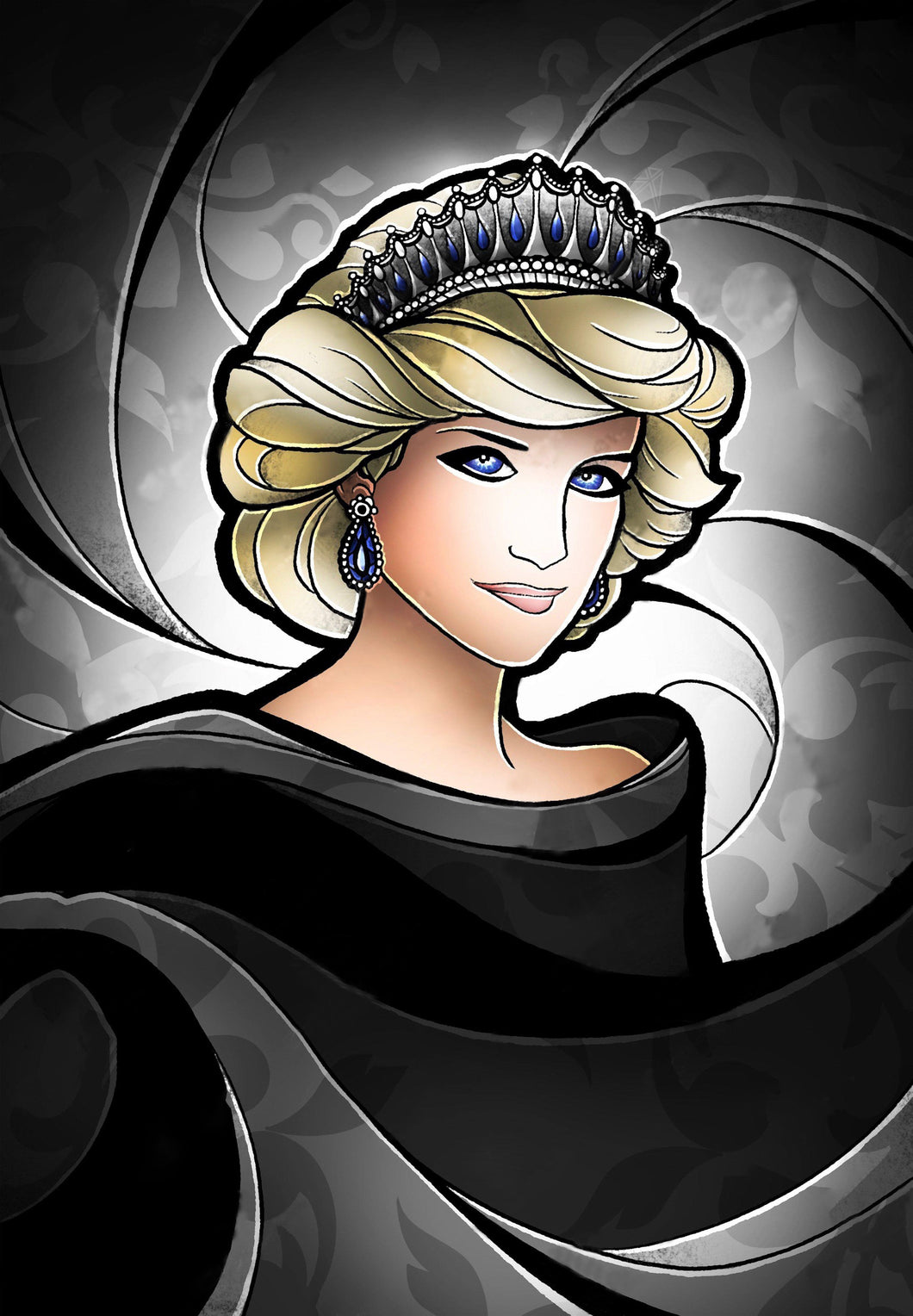 AB Diamond Painting - Full Round - Princess Diana (40*50CM)