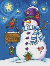 Load image into Gallery viewer, AB Diamond Painting - Full Round - Snowman Believe (40*50CM)
