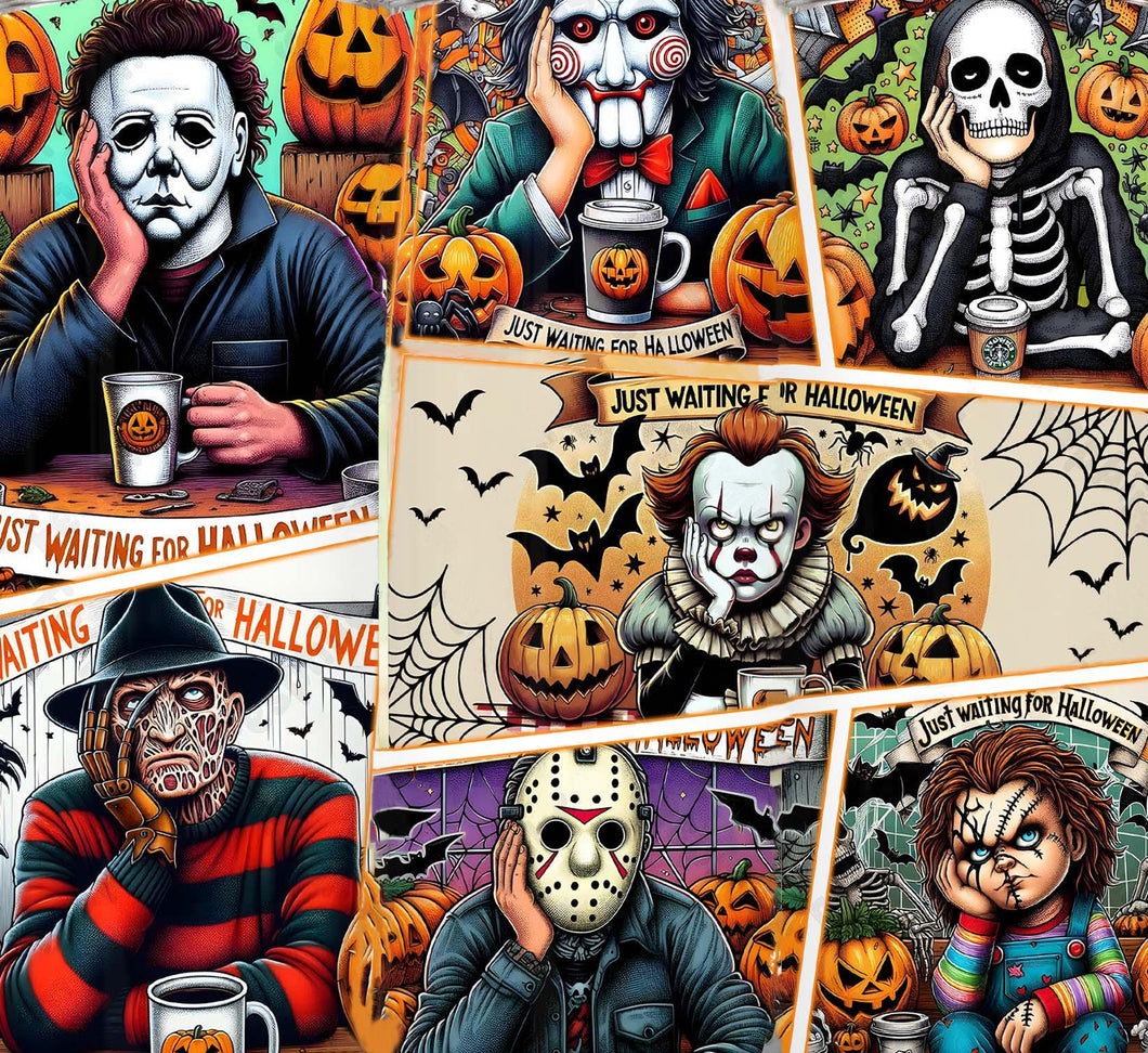 AB Diamond Painting - Full Round - Halloween Poster (50*45CM)