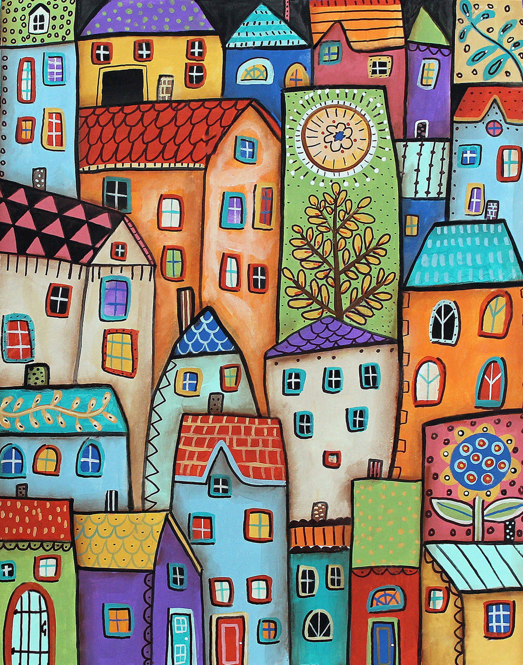 AB Diamond Painting - Full Square - City Digs (40*50CM)