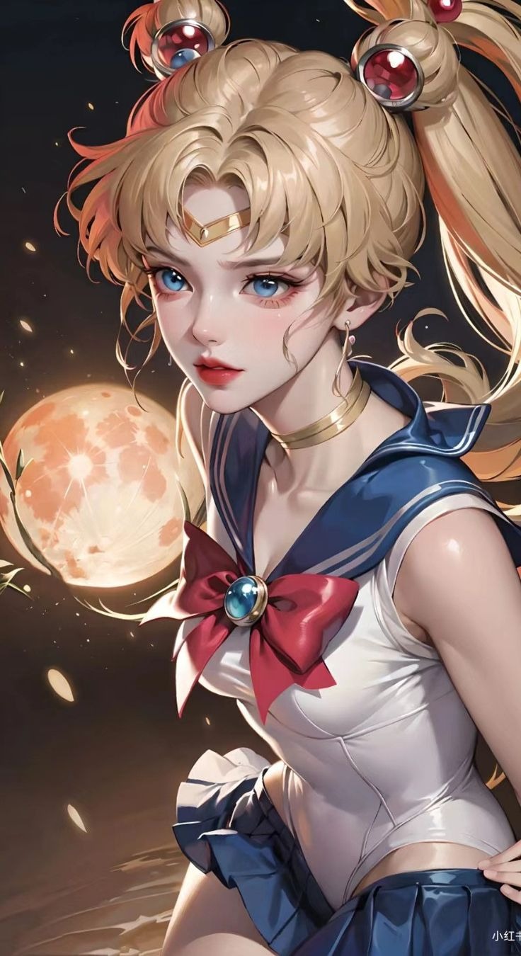 AB Diamond Painting - Full Round - Sailor Moon (40*70CM)