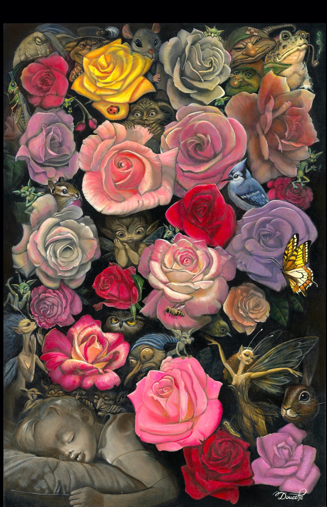 AB Diamond Painting - Full Round - Rose Fairy (40*50CM)