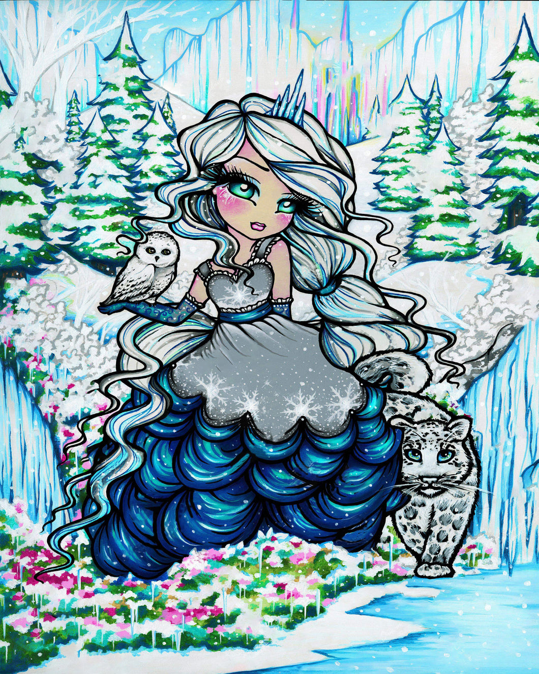 AB Diamond Painting - Full Round - Ice Princess (1st Edition) (40*50CM)