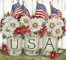 Load image into Gallery viewer, AB Diamond Painting - Full Round - Mason Jar Flags (50*40CM)
