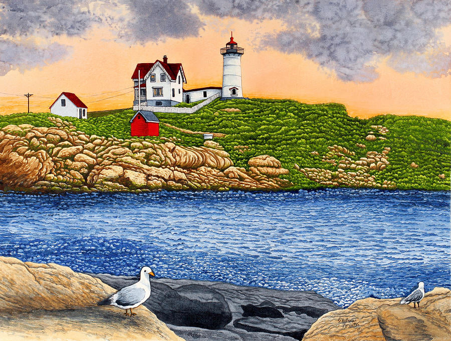 AB Diamond Painting - Full Round - Seaside lighthouse (50*40CM)