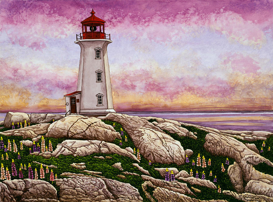 AB Diamond Painting - Full Round - Seaside lighthouse (50*40CM)