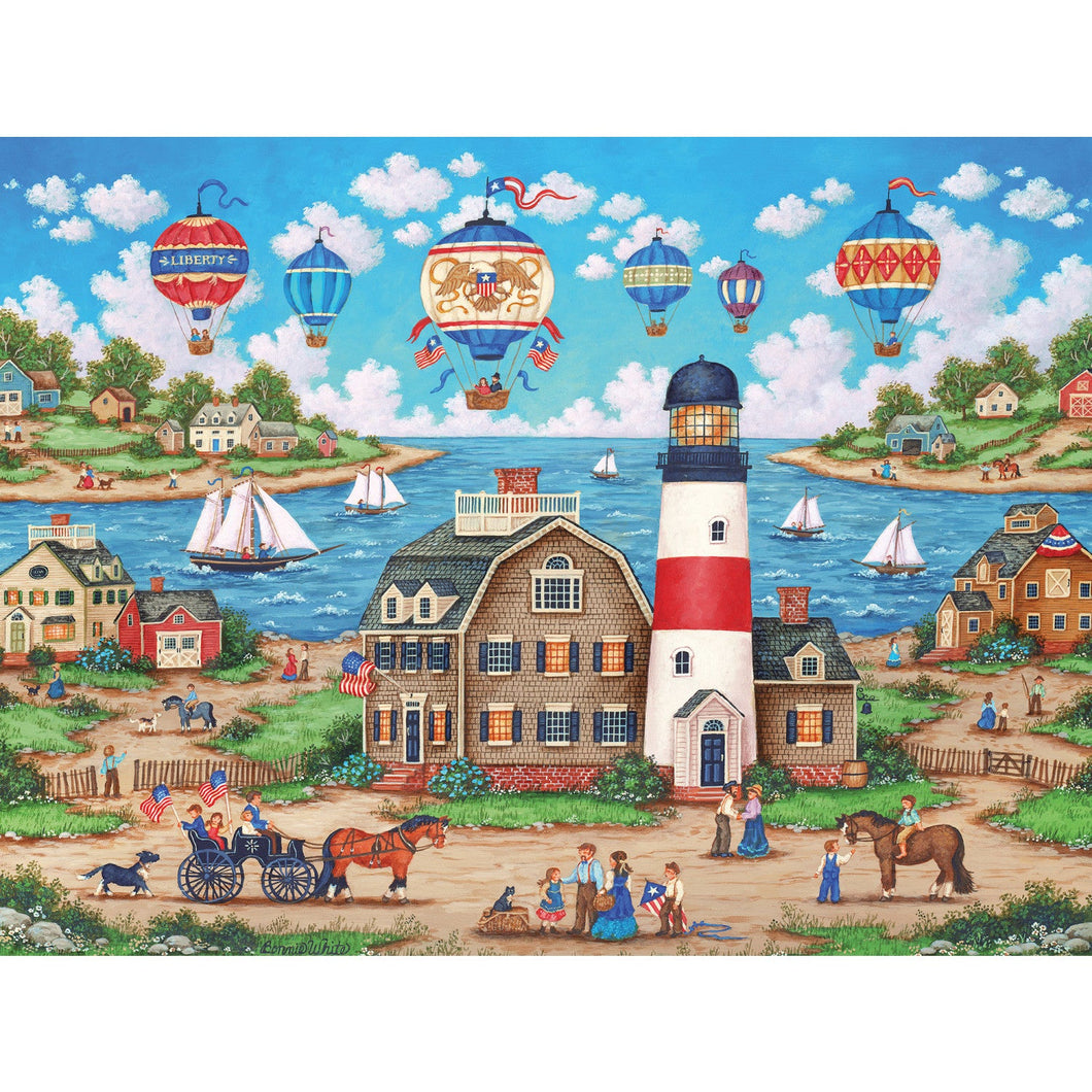 AB Diamond Painting - Full Round - Lighthouse Halloween Scenery (60*45CM)