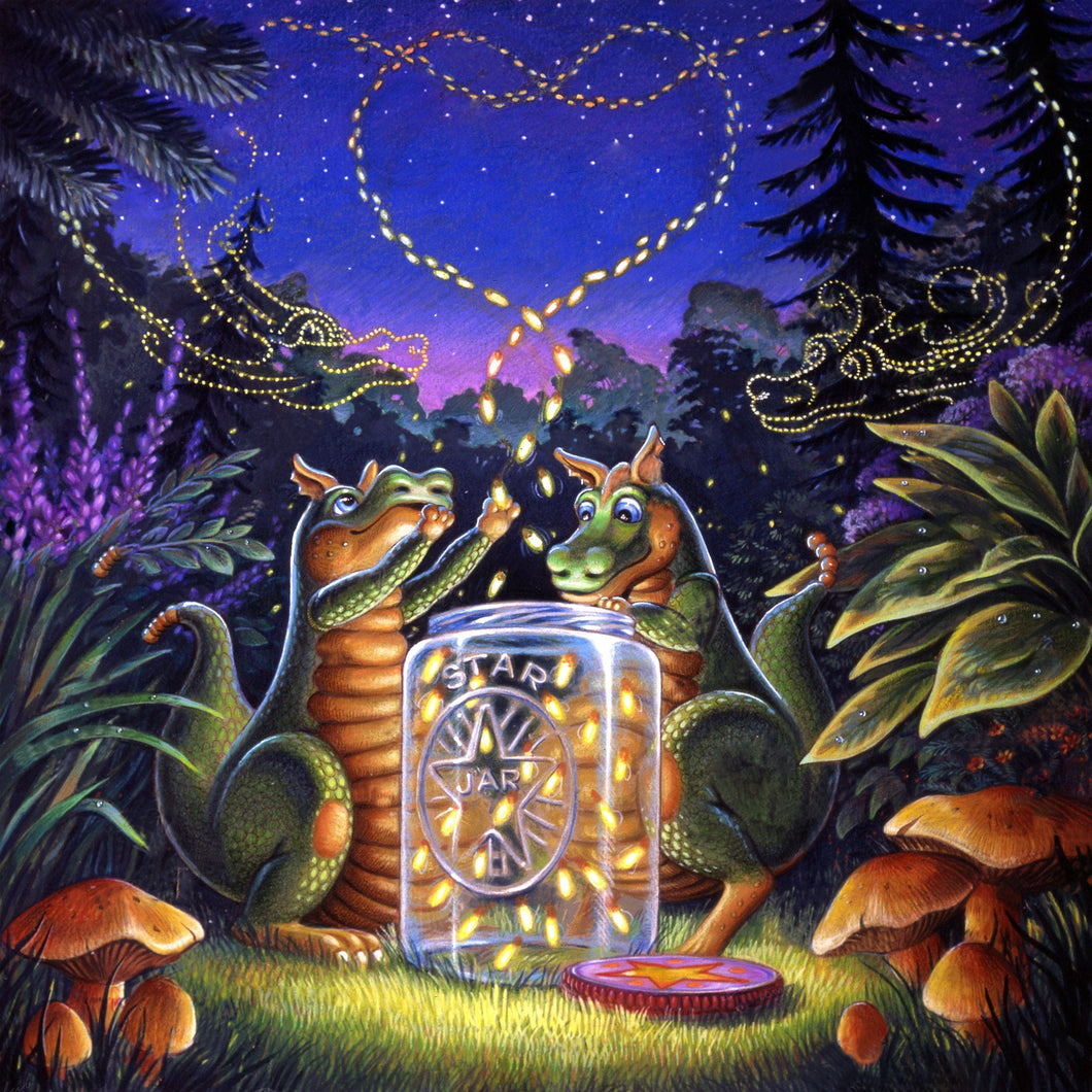 AB Diamond Painting - Full Round - Flight of the Fireflies (40*40CM)