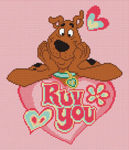 Load image into Gallery viewer, AB Diamond Painting - Full Round - Scooby Doo Valentine (40*50CM)
