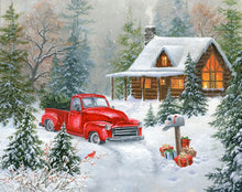 Load image into Gallery viewer, AB Diamond Painting - Full Round - Christmas Tree Cabin (50*40CM)
